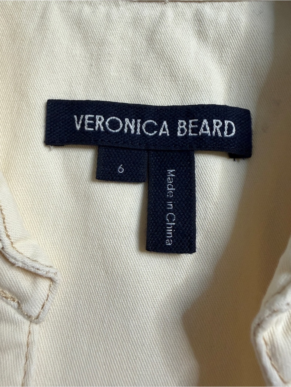 Veronica Beard Ruben Button-Front Midi Dress with Structured Waist - Picture 6 of 11
